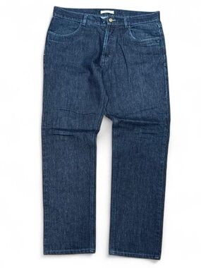 Luca Faloni Navy Slim Straight Jeans Made in Italy